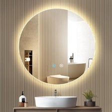 LED Badezimmerspiegel Badspiegel Wandspiegel Beschlagfrei 3 Lichtfarben Dimmbar