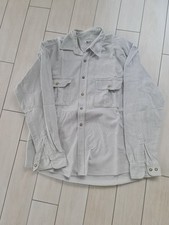 Camargue Herrenhemd Langarm Gr.L grau/beige