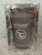 TWISTSHAKE, Thermobehälter, Food Container, grau, 350 ml, Edelstahl, neu, ovp
