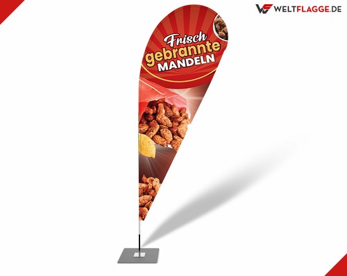 Beachflag frisch gebrannte - beachflag,