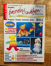Basteln & nähen  Dollami 3/97:  u.a. Puppenkleider Teddys,  4 Schnittmusterbögen