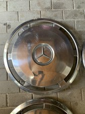 4 X Radkappen LKW Mercedes Benz 22,5“ Edelstahl Silber