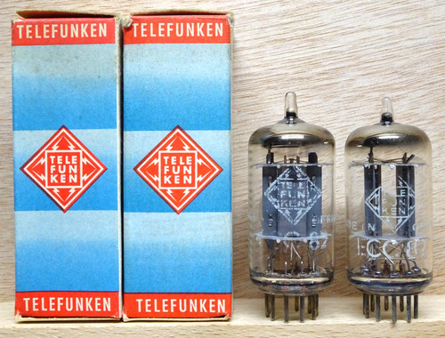 Pair telefunken ecc82 über - |,