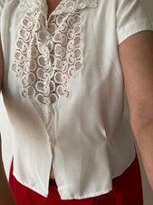 Vintage Bluse Spitzen