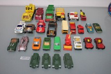 28x Alte Spielzeugautos Konvolut Matchbox Majorette usw. Metall Modellautos (G66