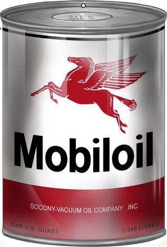 Blechschild öl dose - "Öl, dose"