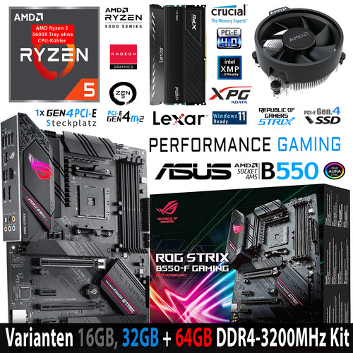 Bundle amd ryzen 5600x - pc,