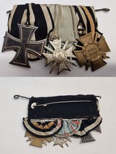 1WK 3er Ordensspange Orden Militaria: Eiserne Kreuz 2.Klasse;