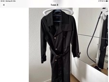 Madeleine Trenchcoat Mantel Schwarz 38/40💕wie Neu Wasserabweisend