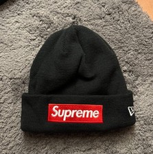 Supreme Box Beanie Black/Red