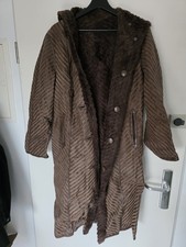 Damen Winter Mantel Leder Wildleder Lammfell Gr 42  Pelzhaus Boecker vintage TOP
