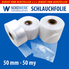 LDPE Schlauchfolie 50mm x 0,05