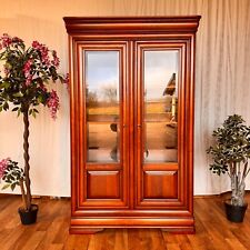 Nr.1960 Vitrine Schrank Kirsche Massiv