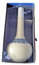 Rosenthal Romanze Bjorn Wiinblad Vase Blumenvase Blumen blau weiss Neu in OVP