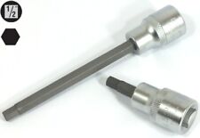 Sechskant Steckschlüssel Stecknuss, Bit-Nuss,  auf 1/2 Zoll, für Inbus-Schrauben