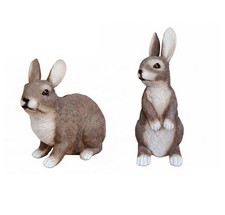 Gartenfigur Hase realistisch -