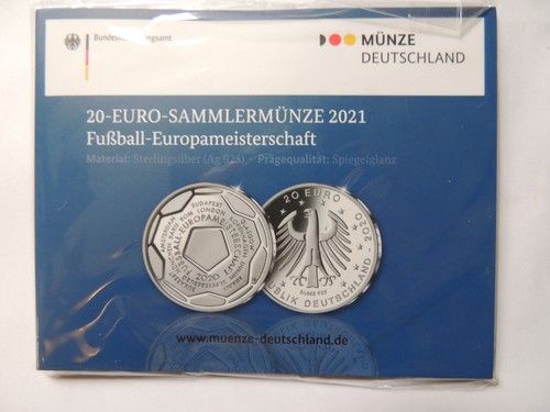 Euro 2021 silber - 20,