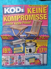 KODI 2.Wo/ 2005 Werbung, Werbefaltblatt: Gartenmöbel, Technik, Haushalt -SAMMLER