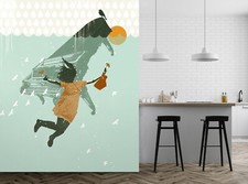 3D Girl Bird Piano A620