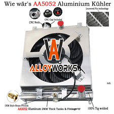 3 Reihe Kühler Aluminium Lüfter Relay Für Honda Civic EK EG CRX Del Sol 92-00 92