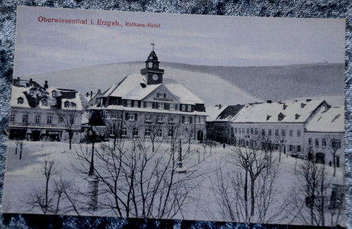 66050 postkarte oberwiesenthal - postkarte,
