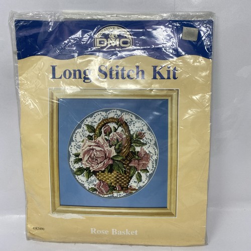 Dmc langstich set - dmc, rosenkorb