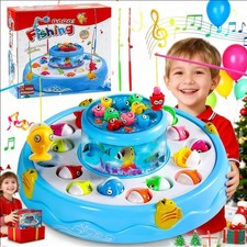 Magnetisches Angelspiel Set für Kinder ab 3 Jahren - 26Fische & 4 Kinderangel DE