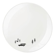 ASA Selection JOY Dessertteller Frühstücksteller Schwarz Weiß Keramik Ø 20,5 cm