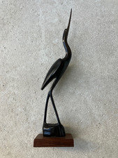 Storch Figur Horn dunkelbraun