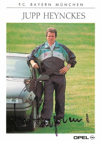 Autogramm jupp heynckes - autogramm,
