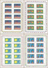 James rizzi briefmarken - james,