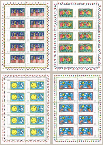 James rizzi briefmarken - james,