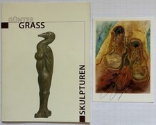 Günter Grass signiert Nobelpreis Karte original Unterschrift Signed Autogramm