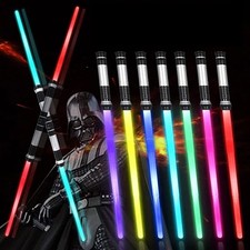 2PACK LED Lichtschwert,Color Licht Leuchtschwert Lichteffekte Spielzeug Karneval