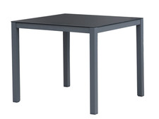 Gartentisch Aluminium Glas