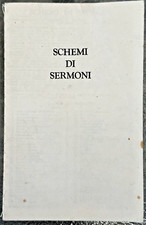 Schemi di Sermoni 1961 Jehovas Zeugen Predigt-Redepläne italienisch Rarität USA
