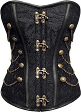 sexy Corsage Korsett schwarz