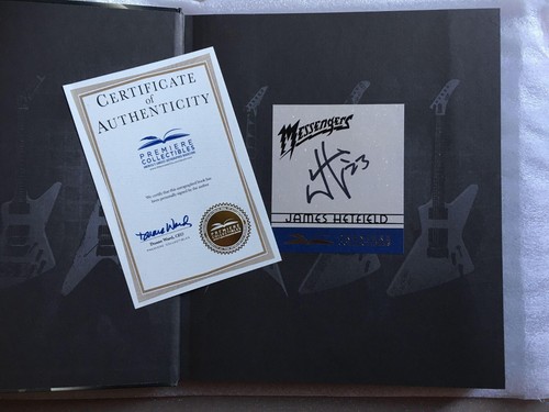 James hetfield signed - james,