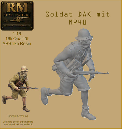 Ww2 wehrmacht figur - 1:16,
