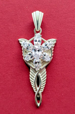Arwens Abendstern, Herr der Ringe, Anhänger, Silber 925 NLP Inc, ca. 6,4 cm
