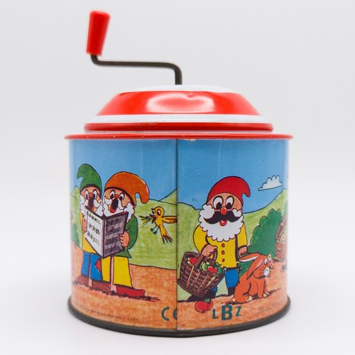 Vintage blech spieldose - blech,