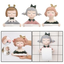 Wc Papier Halter Rollen Tissue Wand Montiert Rack Mädchen Figur Ornament