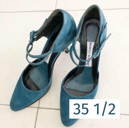 Seltene manolo blahnik - blahnik, blaue