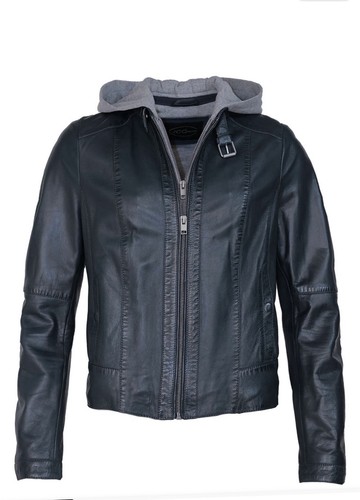 Lederjacke jcc blau lammnappa - jcc,