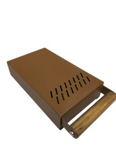 Kaffeesatz Schublade AlTaGru Sudschublade rostbraun Mini grösse 14 x 24 x 5,5 cm