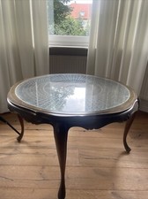 vintage couchtisch mit Glas 