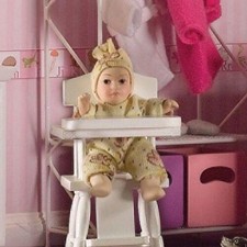 Baby Freya, Puppenhaus, Puppenstube 1:12