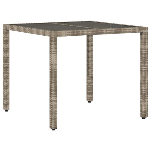 Gartentisch mit glasplatte - mit,