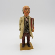 Vintage Holzfigur Professor
