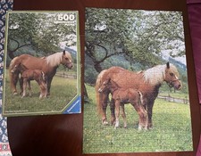 Ravensburger Puzzle Cavalli Haflinger Pferd 500 Teile